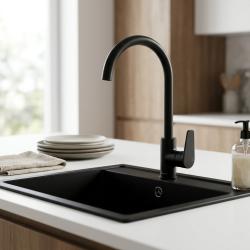 black-kitchen-sink-faucet-modern-design